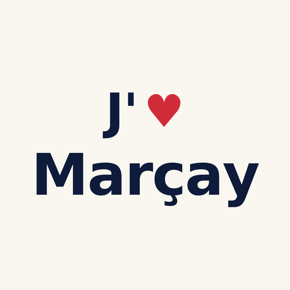 Tasse personnalisée Marçay — design J'aime Marçay