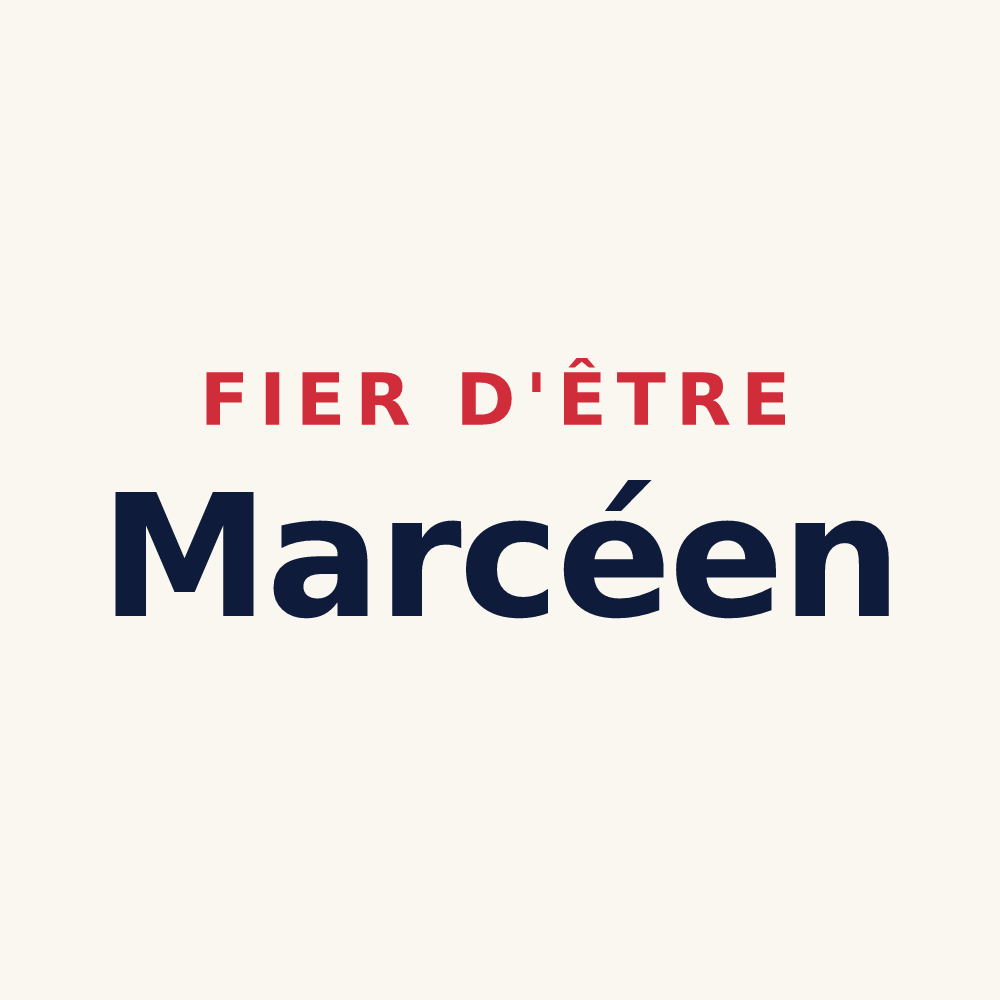 Tasse « Fier d'être Marcéen » — design pour Marcé