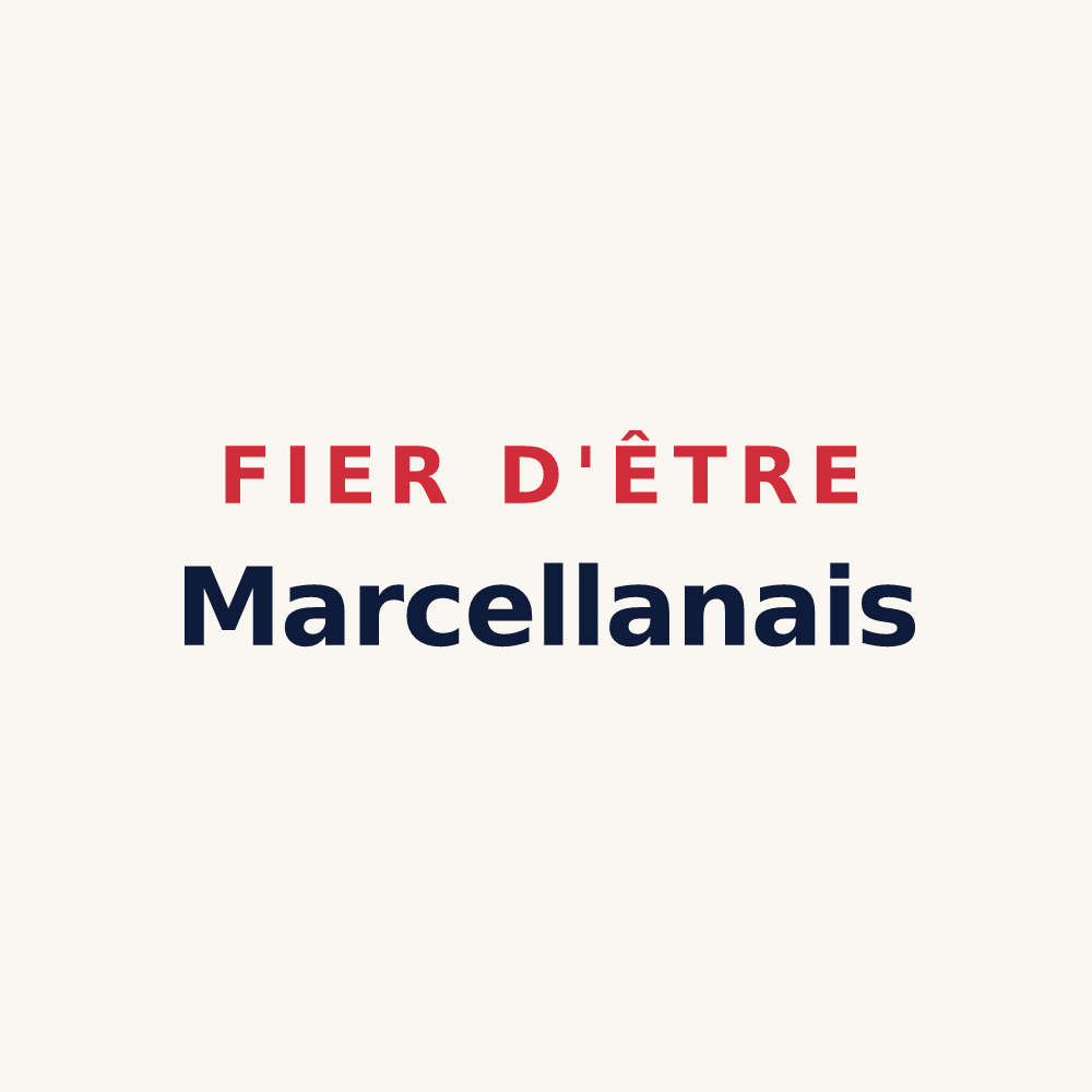 Tasse « Fier d'être Marcellanais » — design pour Marcellaz