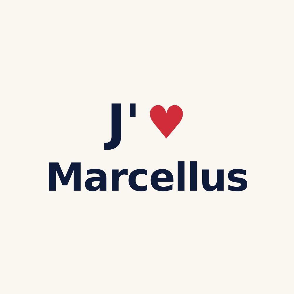 Tasse personnalisée Marcellus — design J'aime Marcellus
