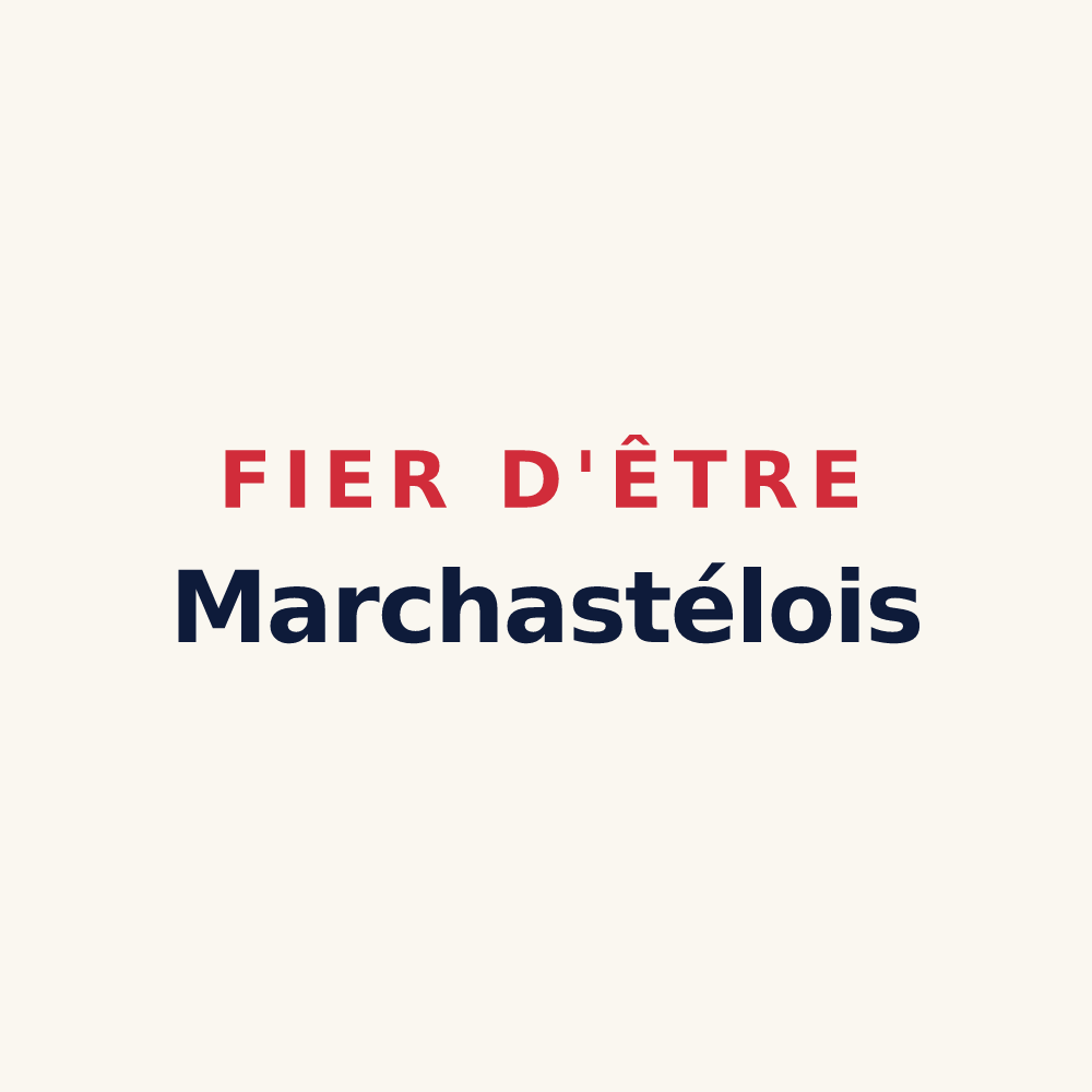 Tasse « Fier d'être Marchastélois » — design pour Marchastel