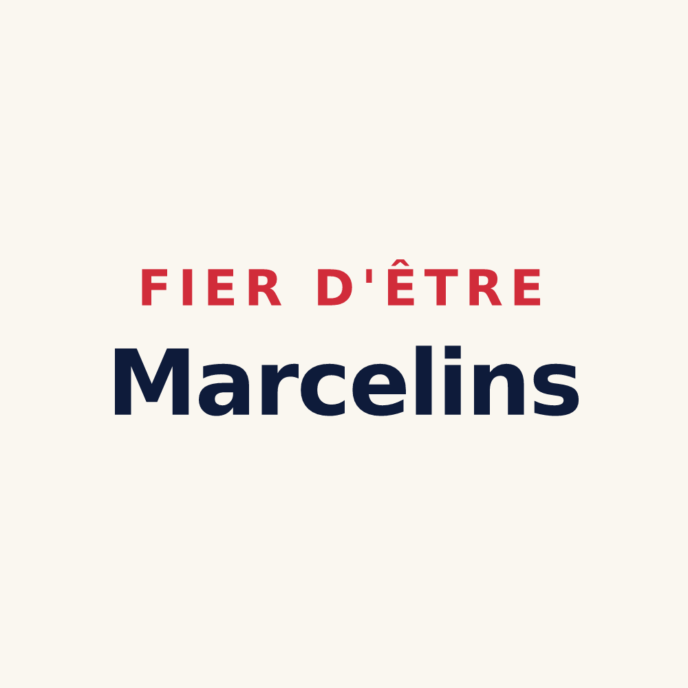 Tasse « Fier d'être Marcelins » — design pour Marchélepot-Misery