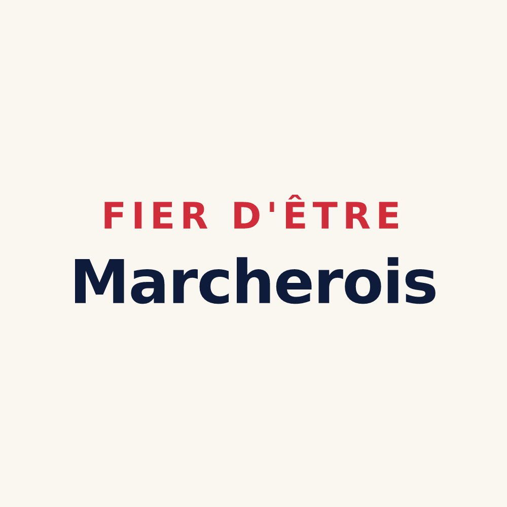 Tasse « Fier d'être Marcherois » — design pour Marchezais
