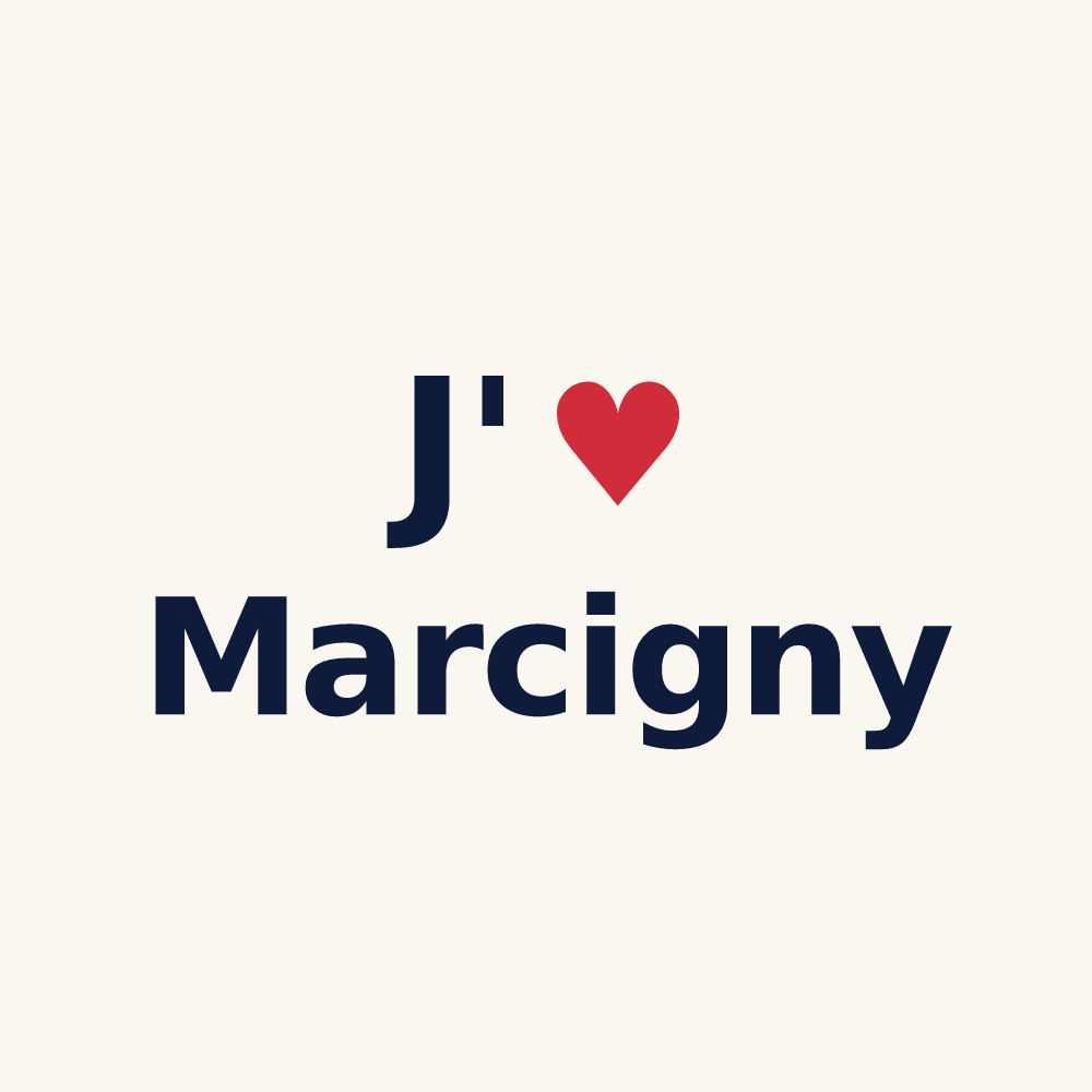 Tasse personnalisée Marcigny — design J'aime Marcigny