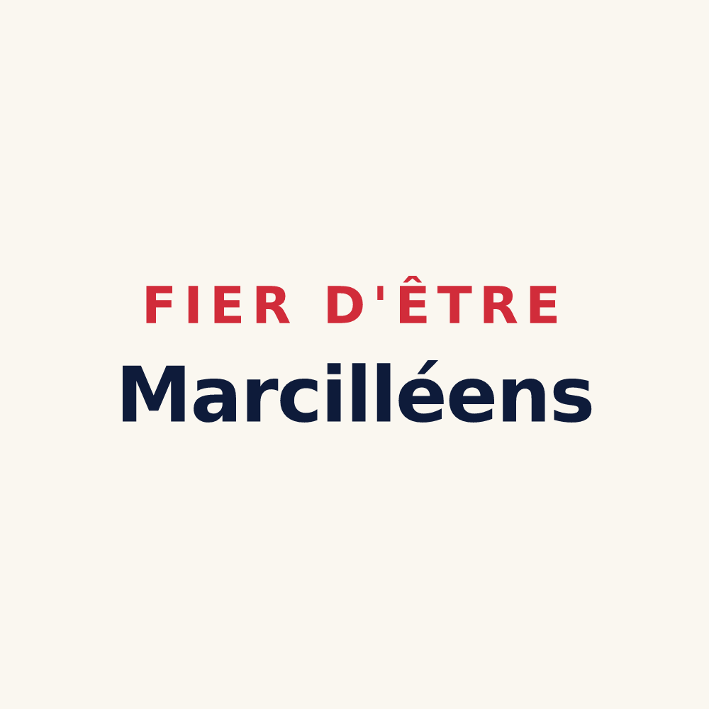 Tasse « Fier d'être Marcilléens » — design pour Marcillé-la-Ville