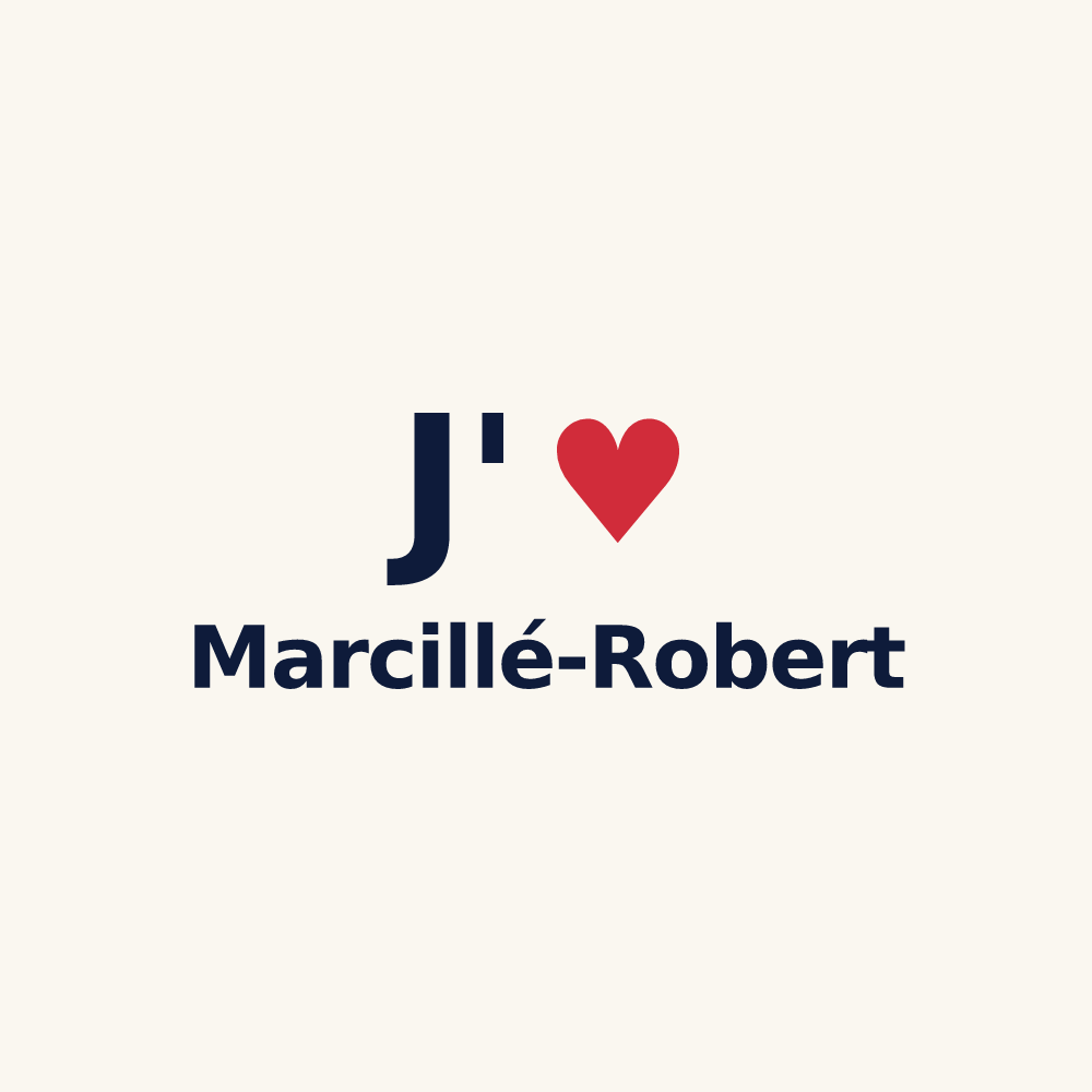 Tasse personnalisée Marcillé-Robert — design J'aime Marcillé-Robert