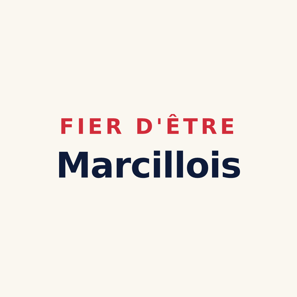 Tasse « Fier d'être Marcillois » — design pour Marcilly-le-Châtel