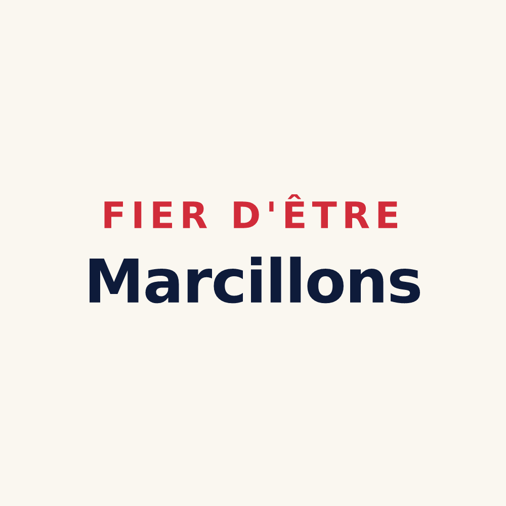 Tasse « Fier d'être Marcillons » — design pour Marcilly-sur-Seine