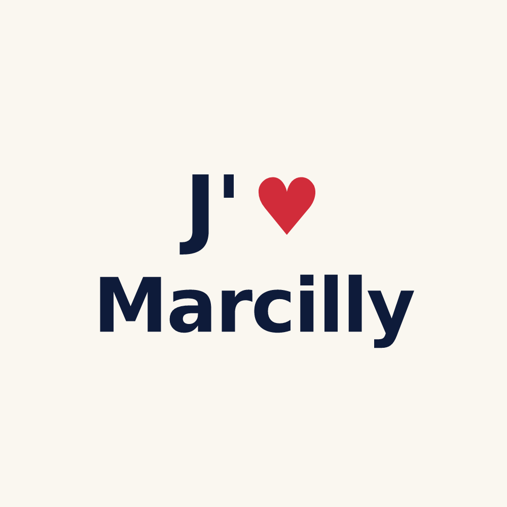 Tasse personnalisée Marcilly — design J'aime Marcilly