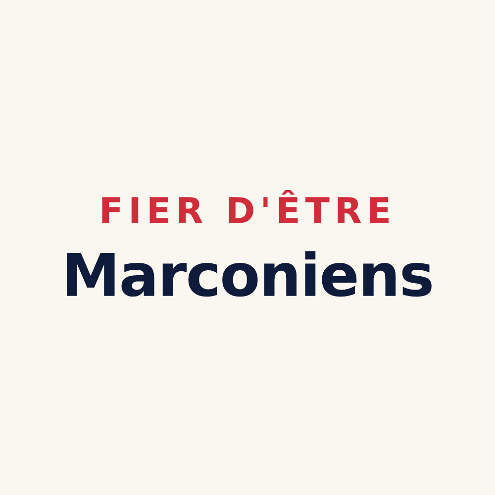 Tasse « Fier d'être Marconiens » — design pour Marcoing