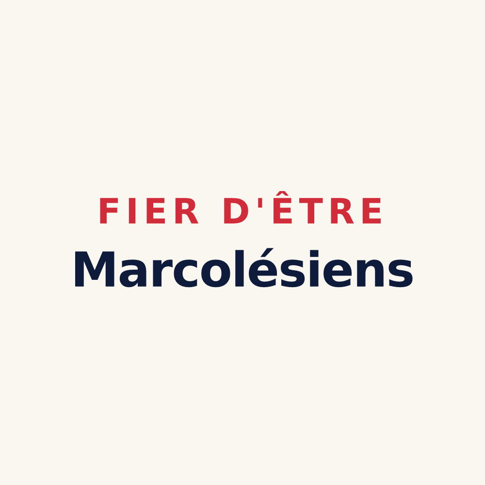 Tasse « Fier d'être Marcolésiens » — design pour Marcolès