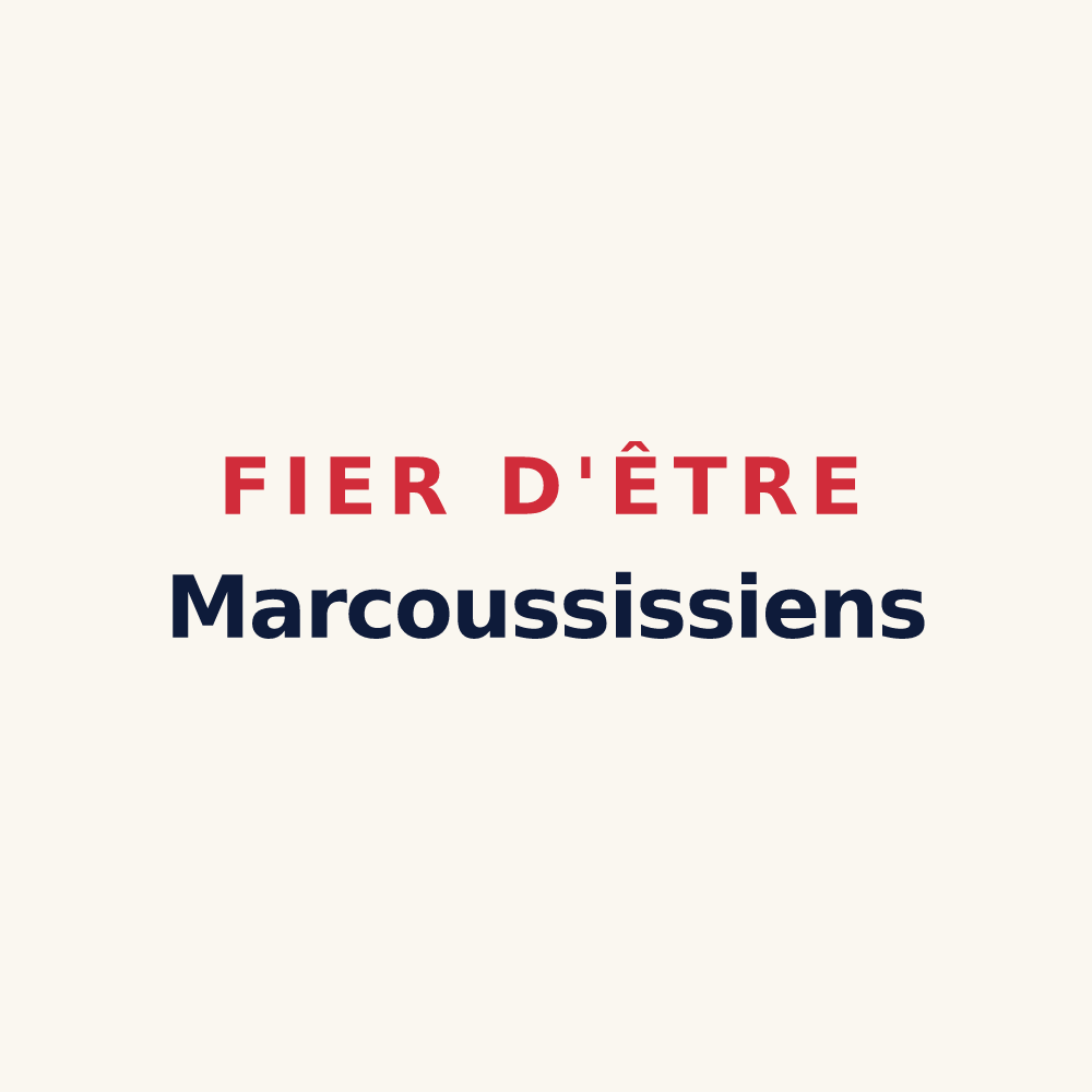 Tasse « Fier d'être Marcoussissiens » — design pour Marcoussis