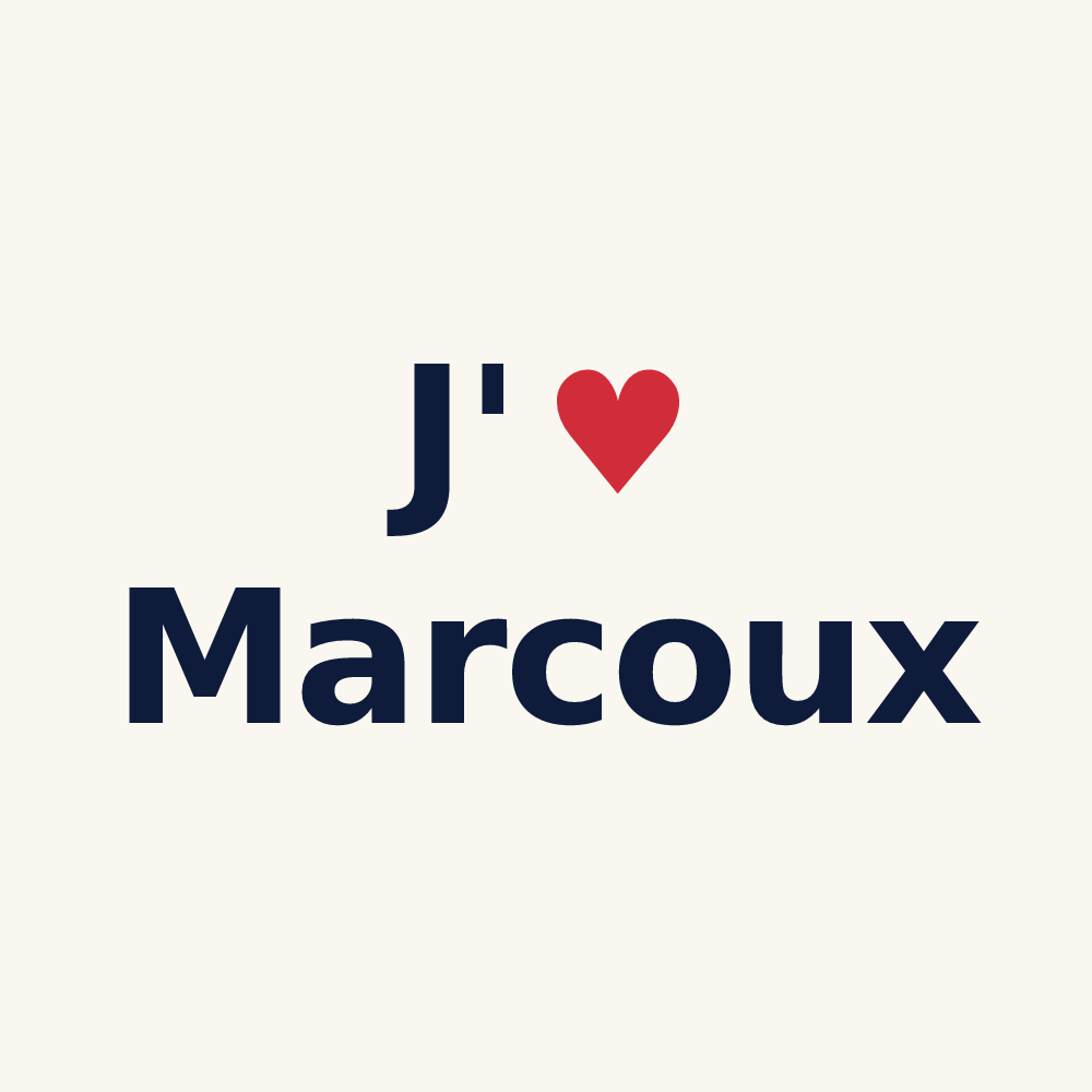 Tasse personnalisée Marcoux — design J'aime Marcoux