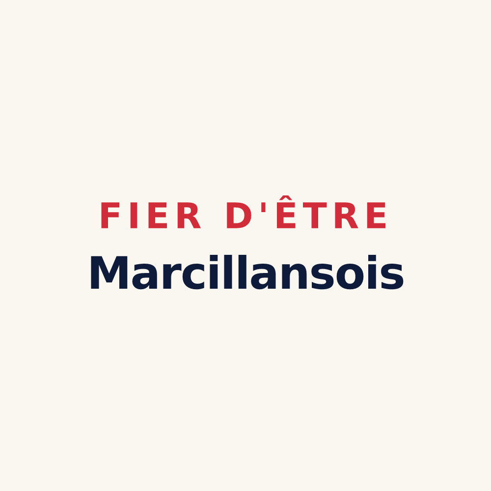 Tasse « Fier d'être Marcillansois » — design pour Marcy