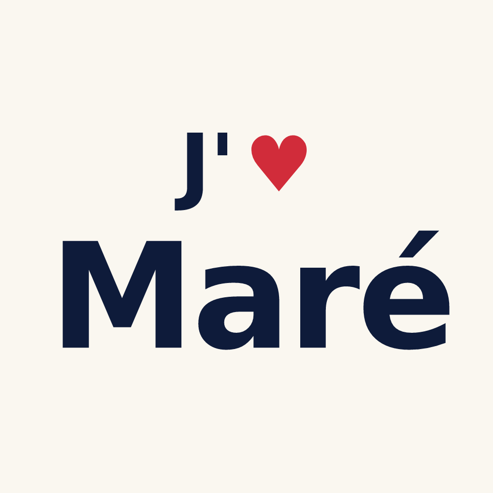 Tasse personnalisée Maré — design J'aime Maré