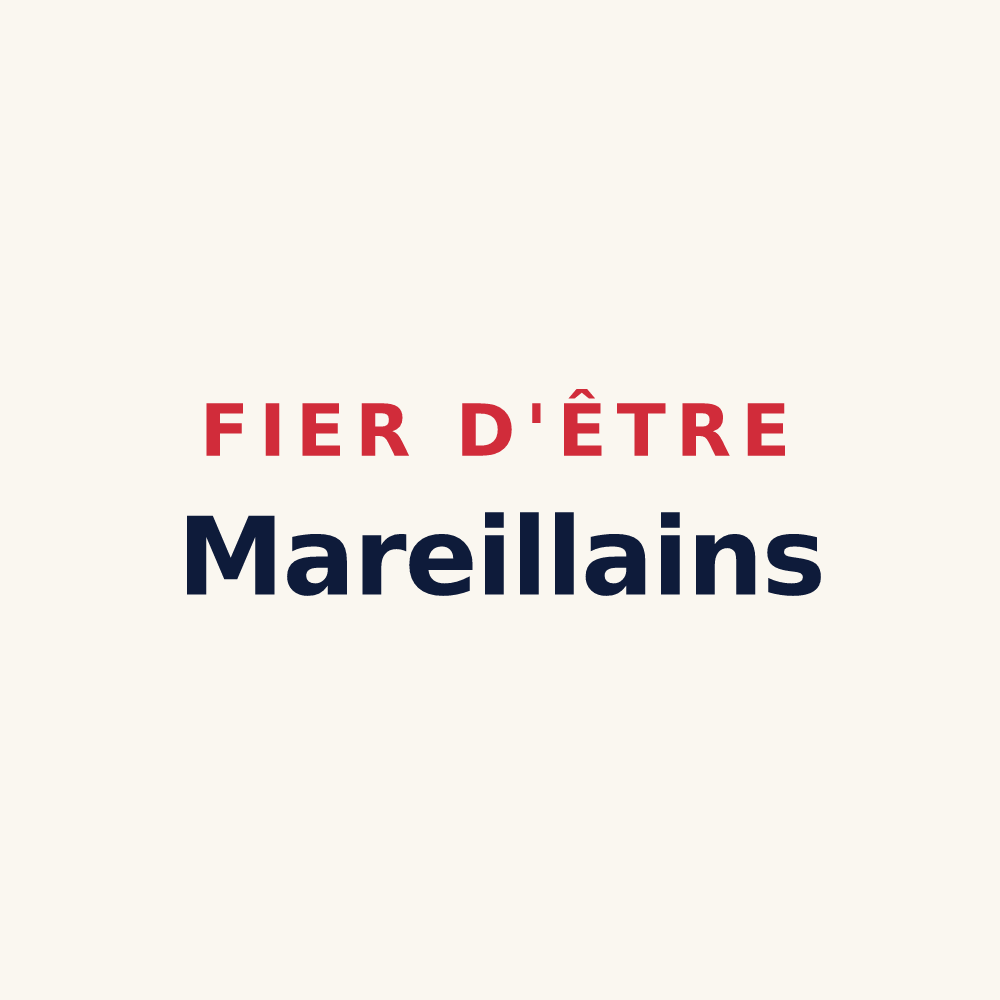 Tasse « Fier d'être Mareillains » — design pour Mareil-en-Champagne