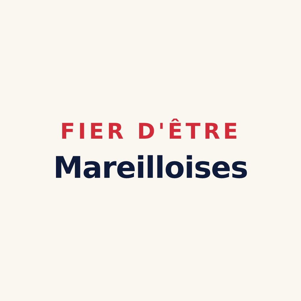 Tasse « Fier d'être Mareilloises » — design pour Mareil-en-France