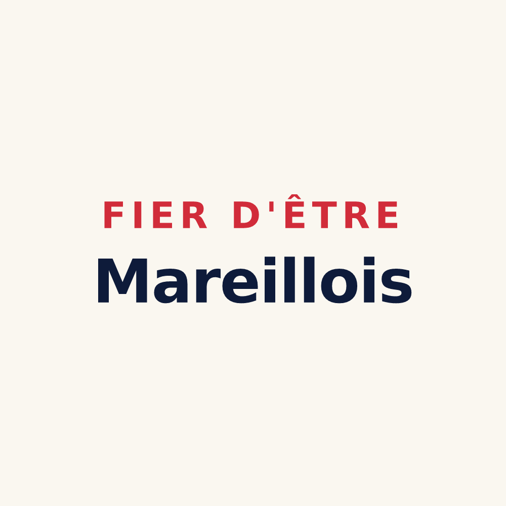 Tasse « Fier d'être Mareillois » — design pour Mareil-le-Guyon