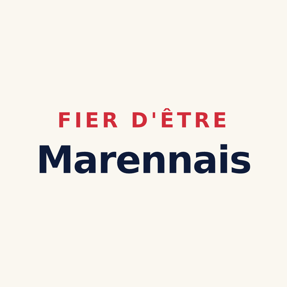 Tasse « Fier d'être Marennais » — design pour Marennes-Hiers-Brouage