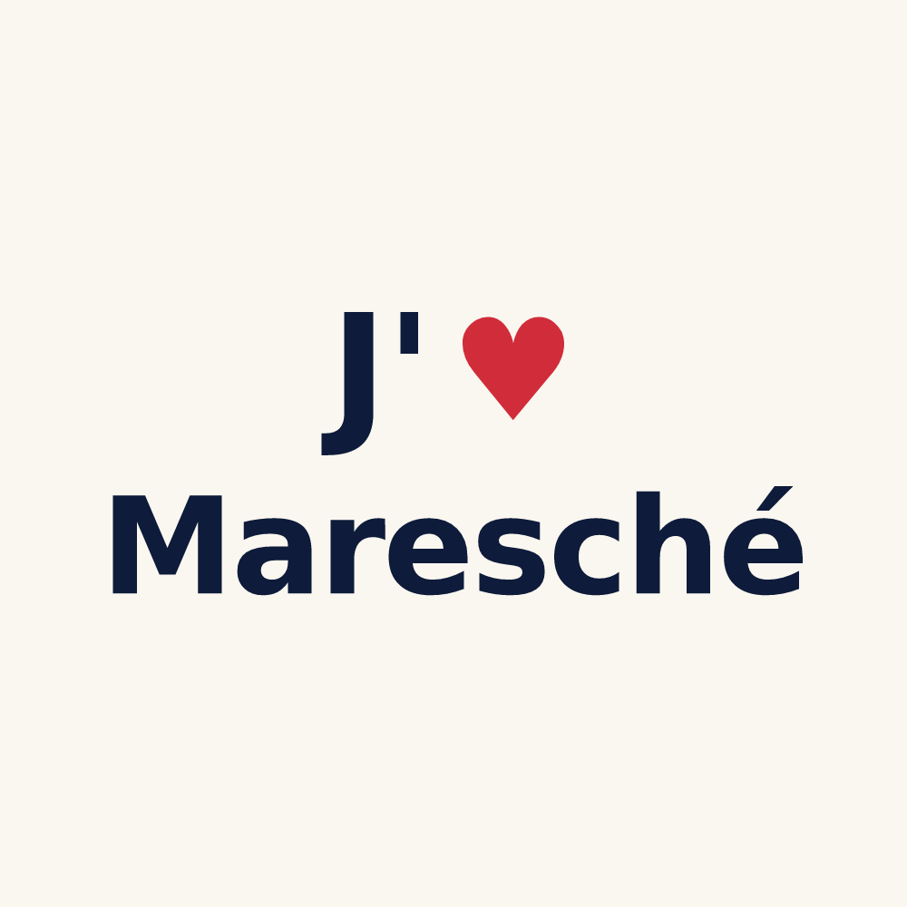 Tasse personnalisée Maresché — design J'aime Maresché