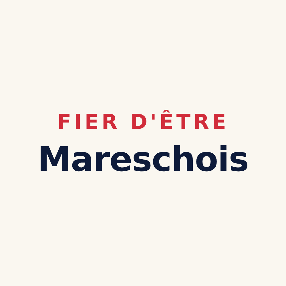 Tasse « Fier d'être Mareschois » — design pour Maresches