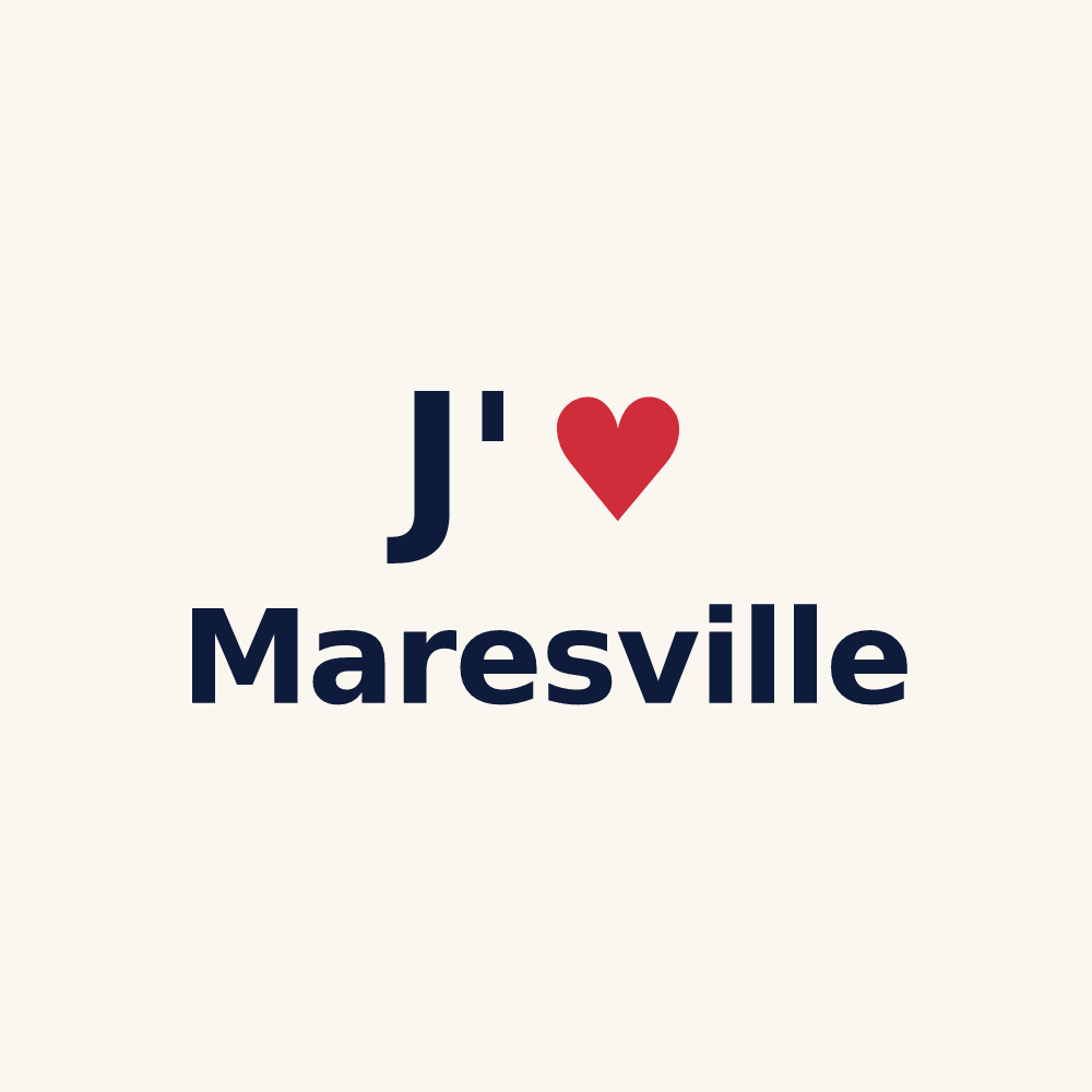 Tasse personnalisée Maresville — design J'aime Maresville
