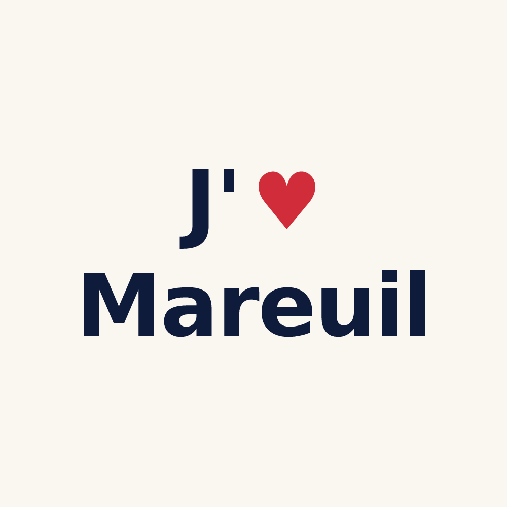 Tasse personnalisée Mareuil — design J'aime Mareuil