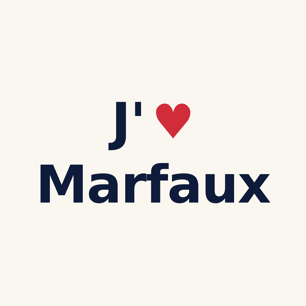 Tasse personnalisée Marfaux — design J'aime Marfaux