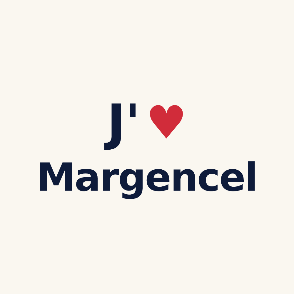 Tasse personnalisée Margencel — design J'aime Margencel
