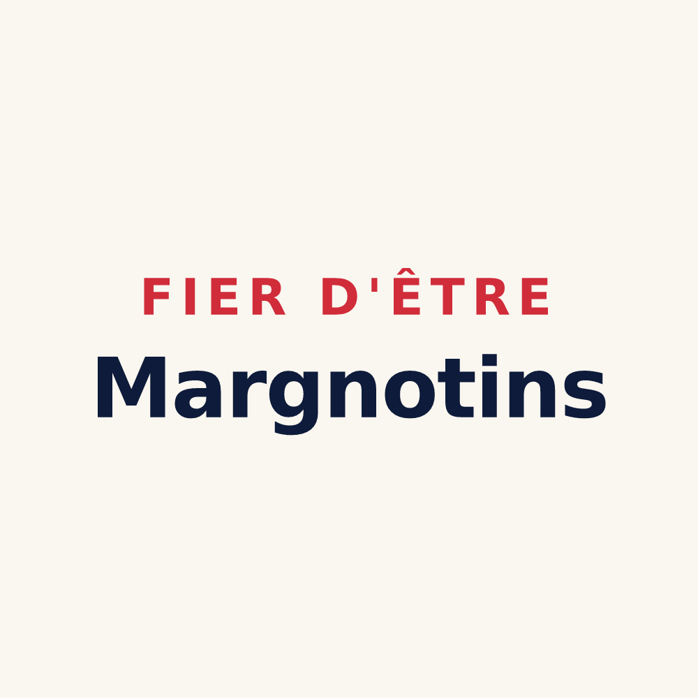 Tasse « Fier d'être Margnotins » — design pour Margny-aux-Cerises