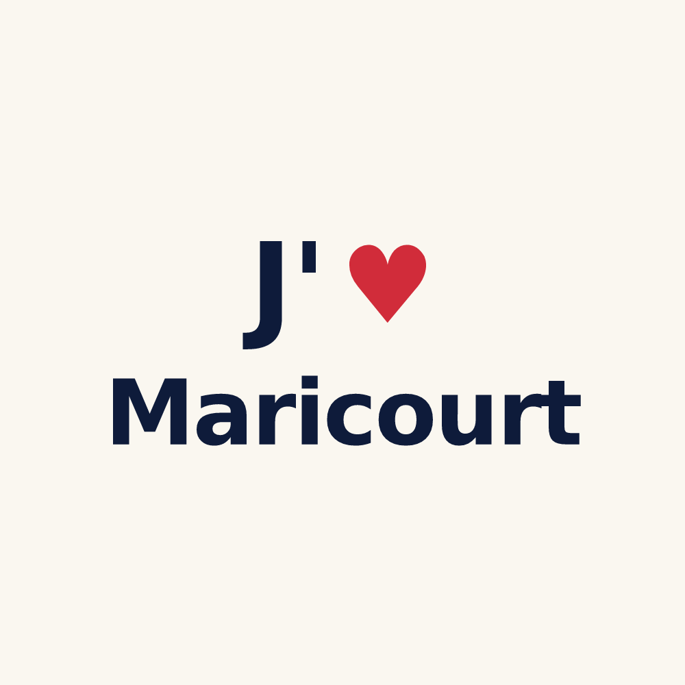 Tasse personnalisée Maricourt — design J'aime Maricourt
