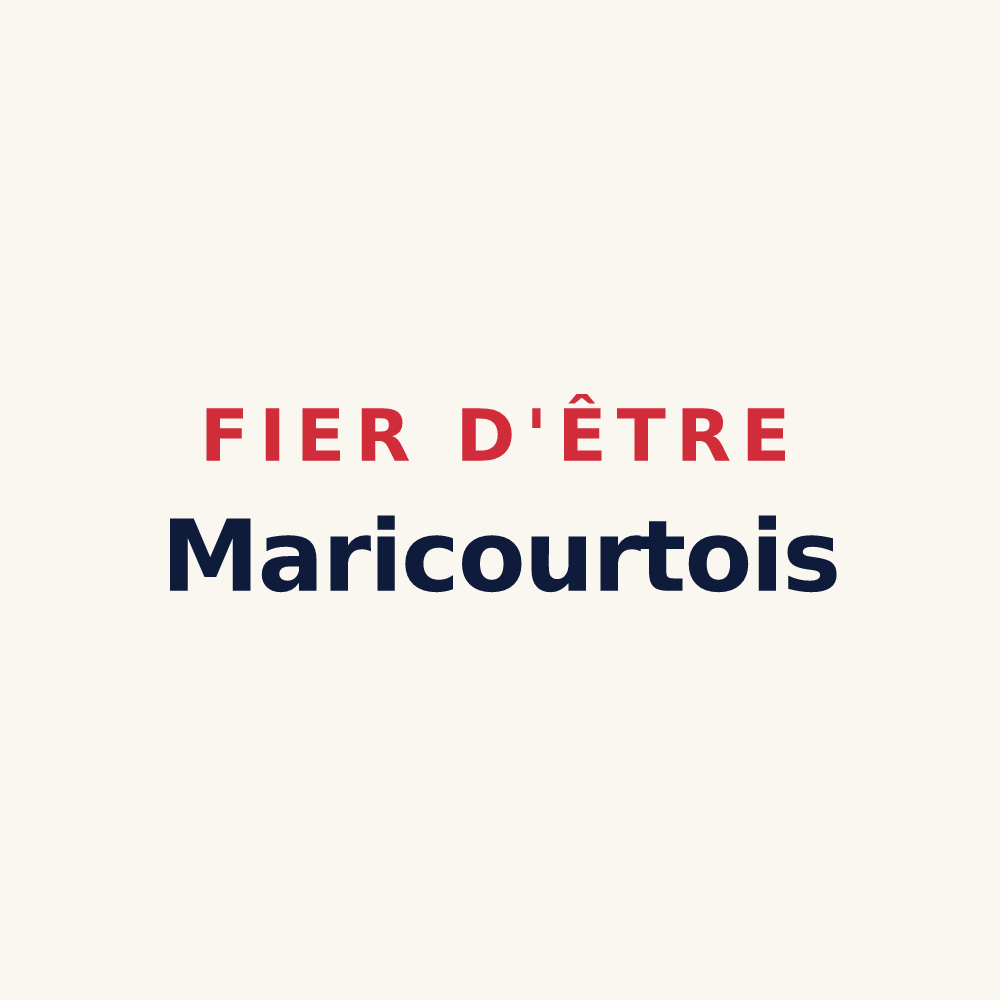 Tasse « Fier d'être Maricourtois » — design pour Maricourt
