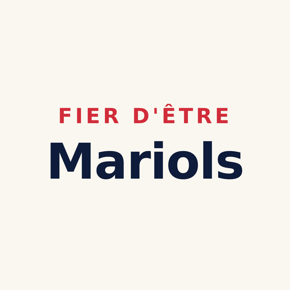Tasse « Fier d'être Mariols » — design pour Marie