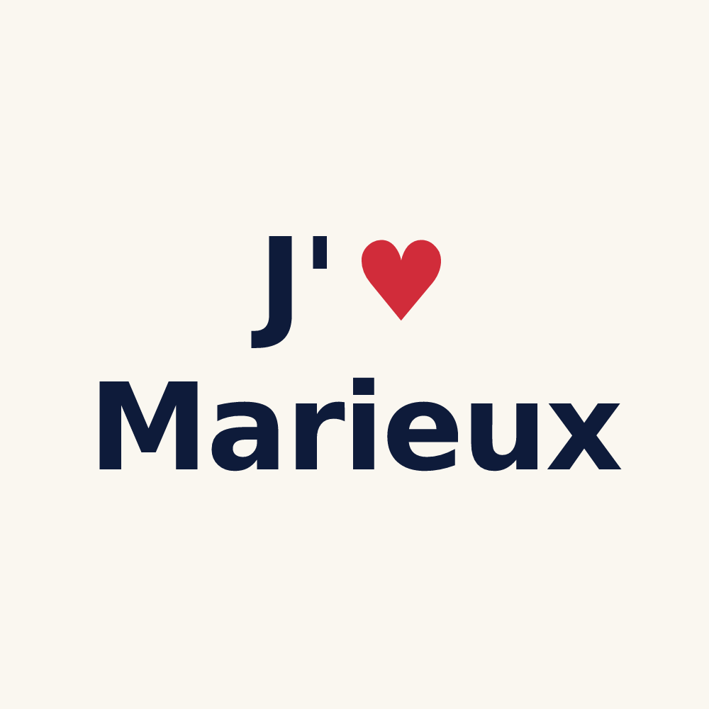 Tasse personnalisée Marieux — design J'aime Marieux