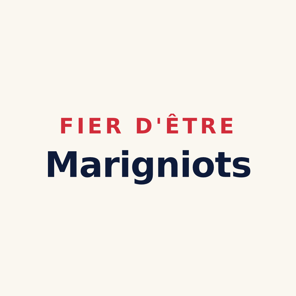Tasse « Fier d'être Marigniots » — design pour Marigny