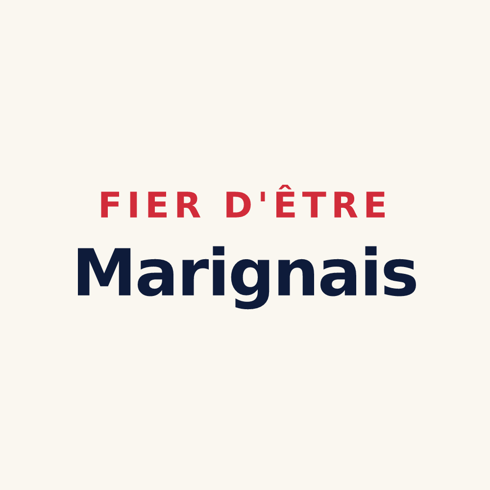 Tasse « Fier d'être Marignais » — design pour Marigny-Le-Lozon