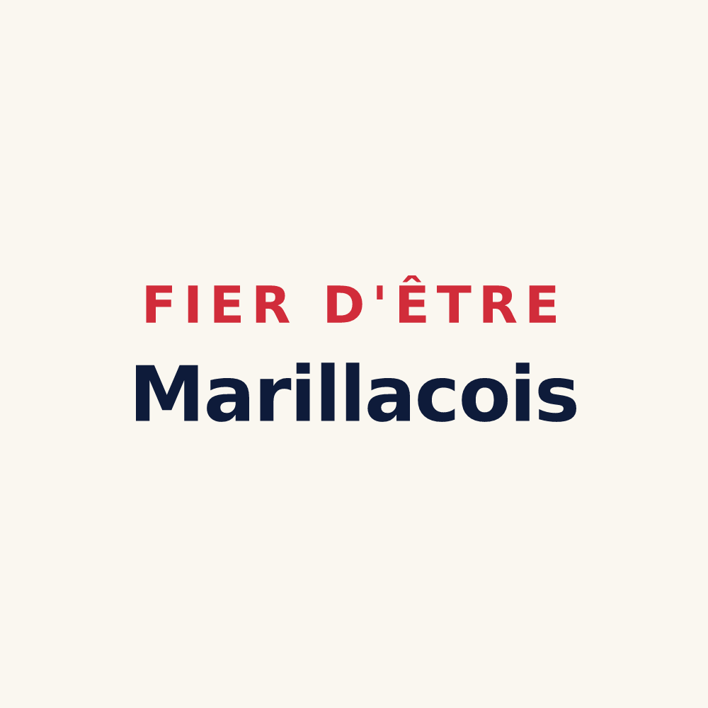 Tasse « Fier d'être Marillacois » — design pour Marillac-le-Franc