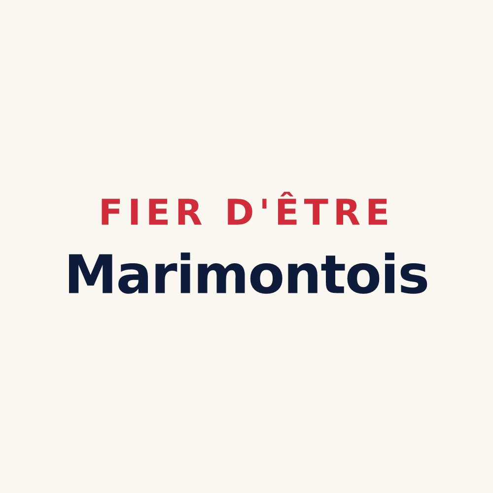 Tasse « Fier d'être Marimontois » — design pour Marimont-lès-Bénestroff