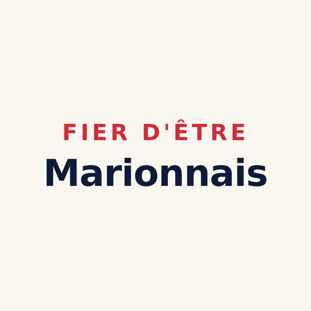 Tasse « Fier d'être Marionnais » — design pour Marions