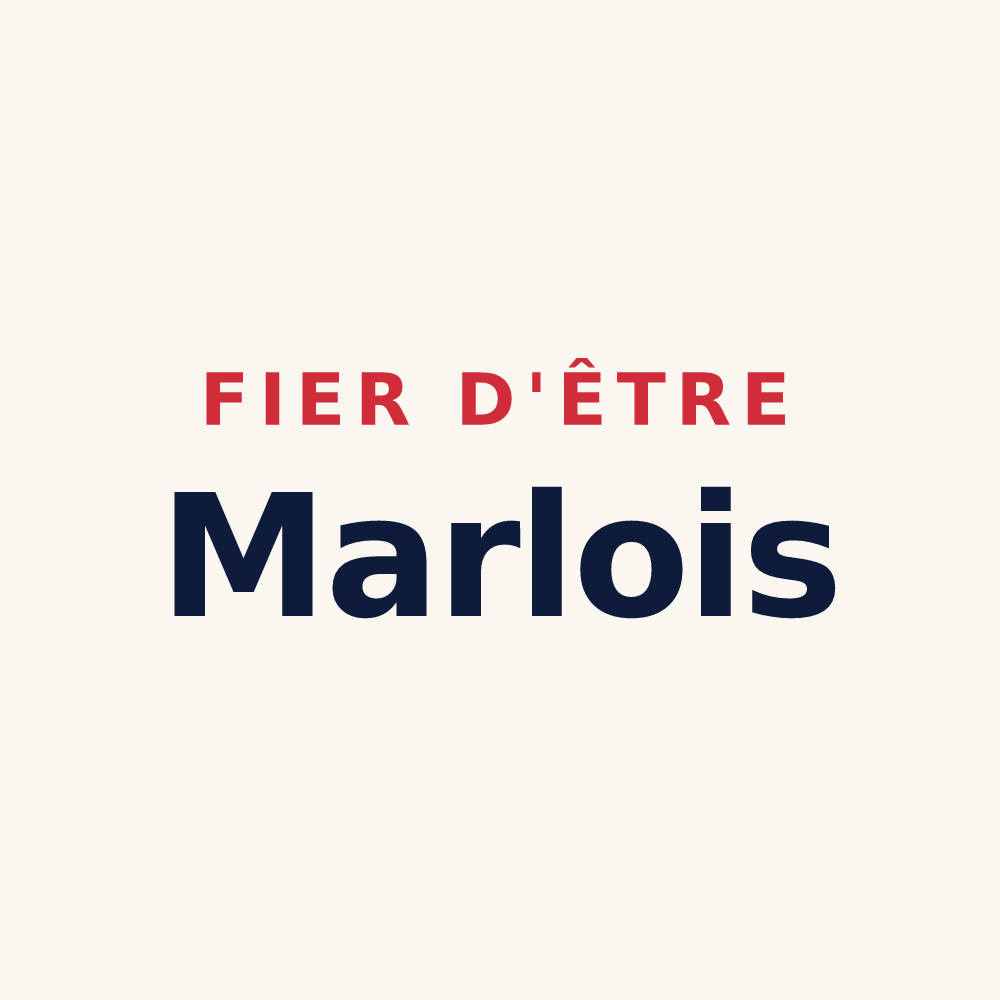 Tasse « Fier d'être Marlois » — design pour Marles-en-Brie