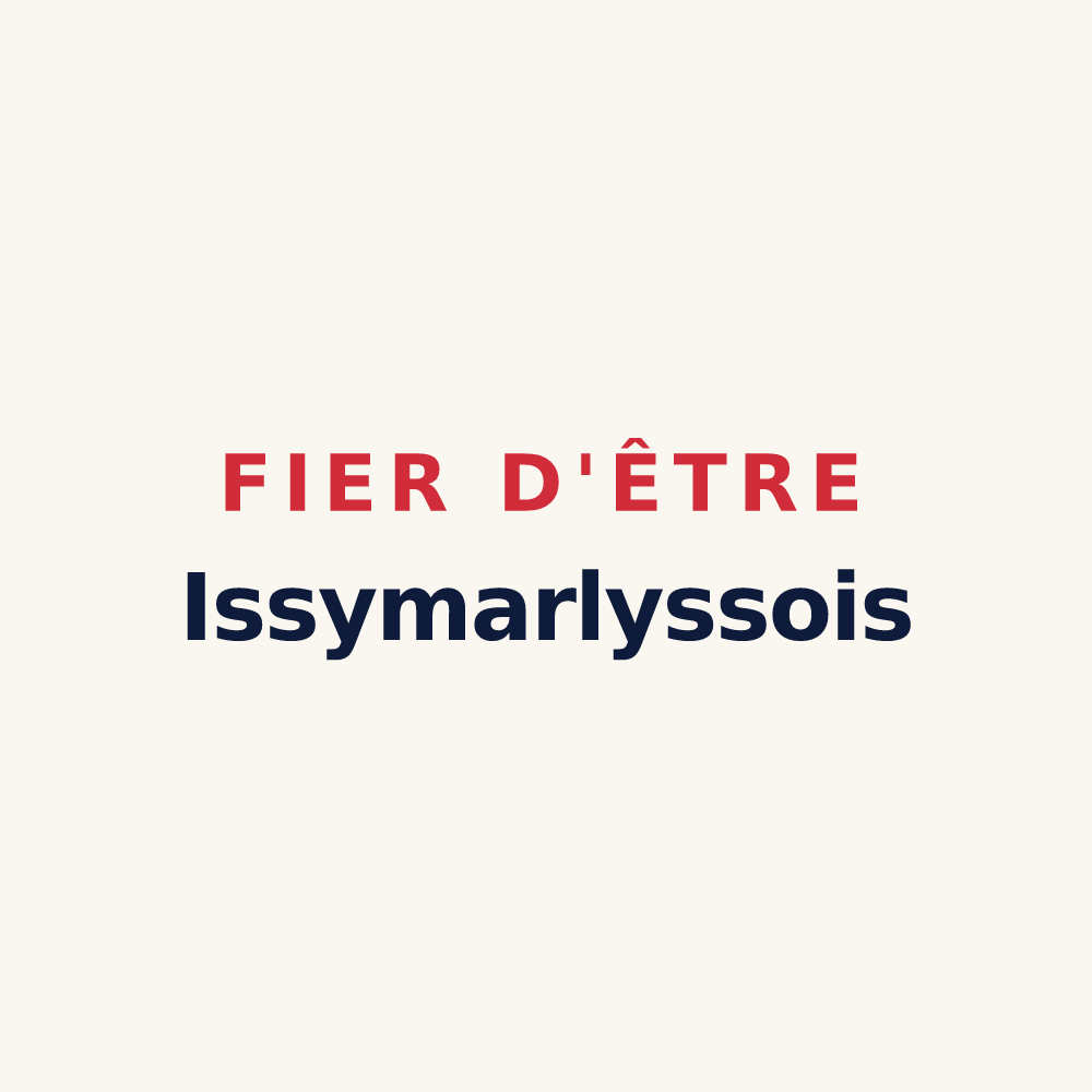 Tasse « Fier d'être Issymarlyssois » — design pour Marly-sous-Issy