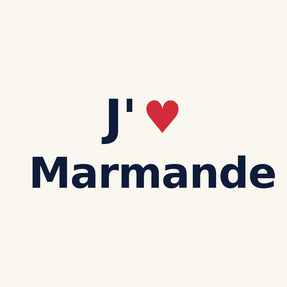 Tasse personnalisée Marmande — design J'aime Marmande