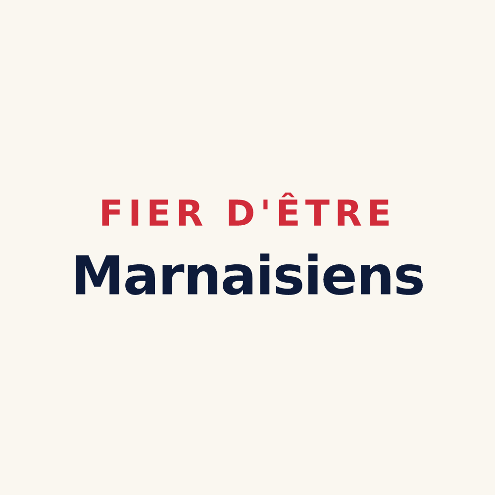 Tasse « Fier d'être Marnaisiens » — design pour Marnay