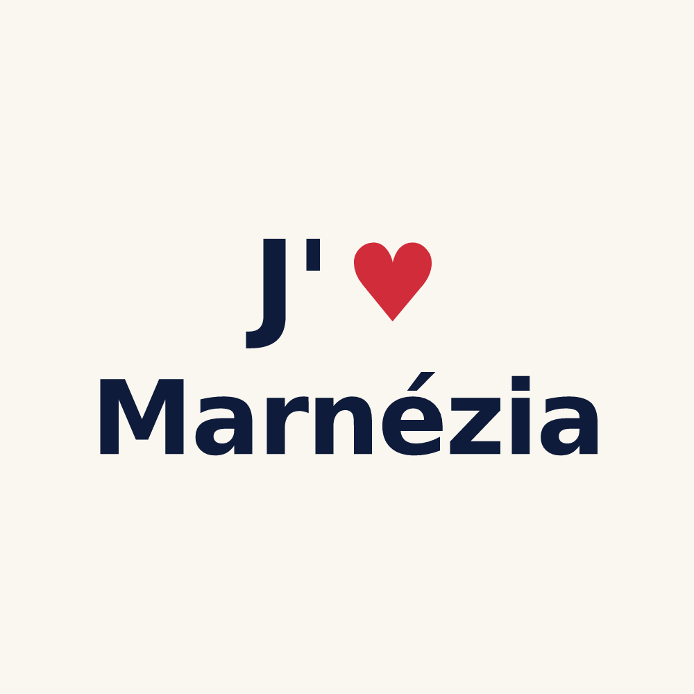 Tasse personnalisée Marnézia — design J'aime Marnézia