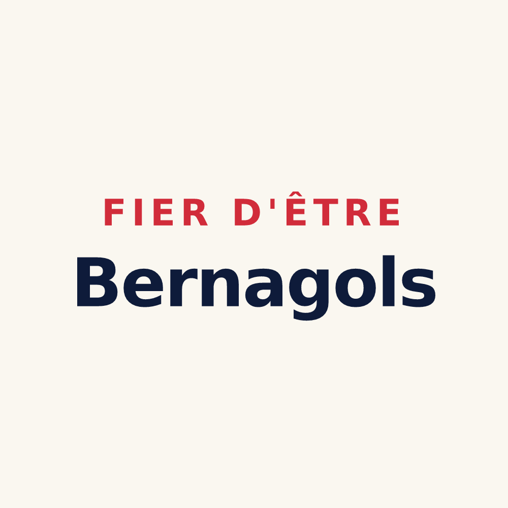 Tasse « Fier d'être Bernagols » — design pour Marnhagues-et-Latour