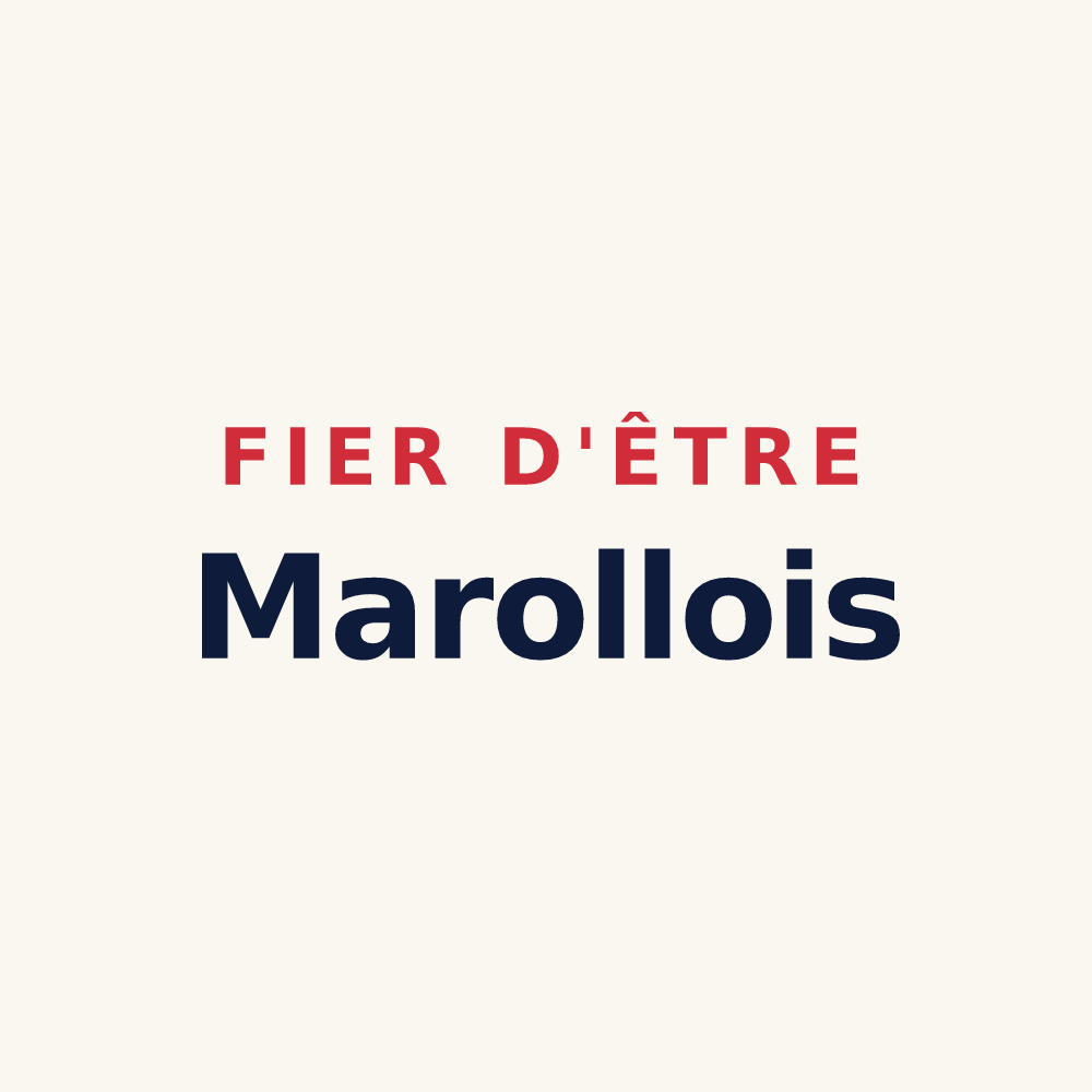 Tasse « Fier d'être Marollois » — design pour Marolles-lès-Saint-Calais