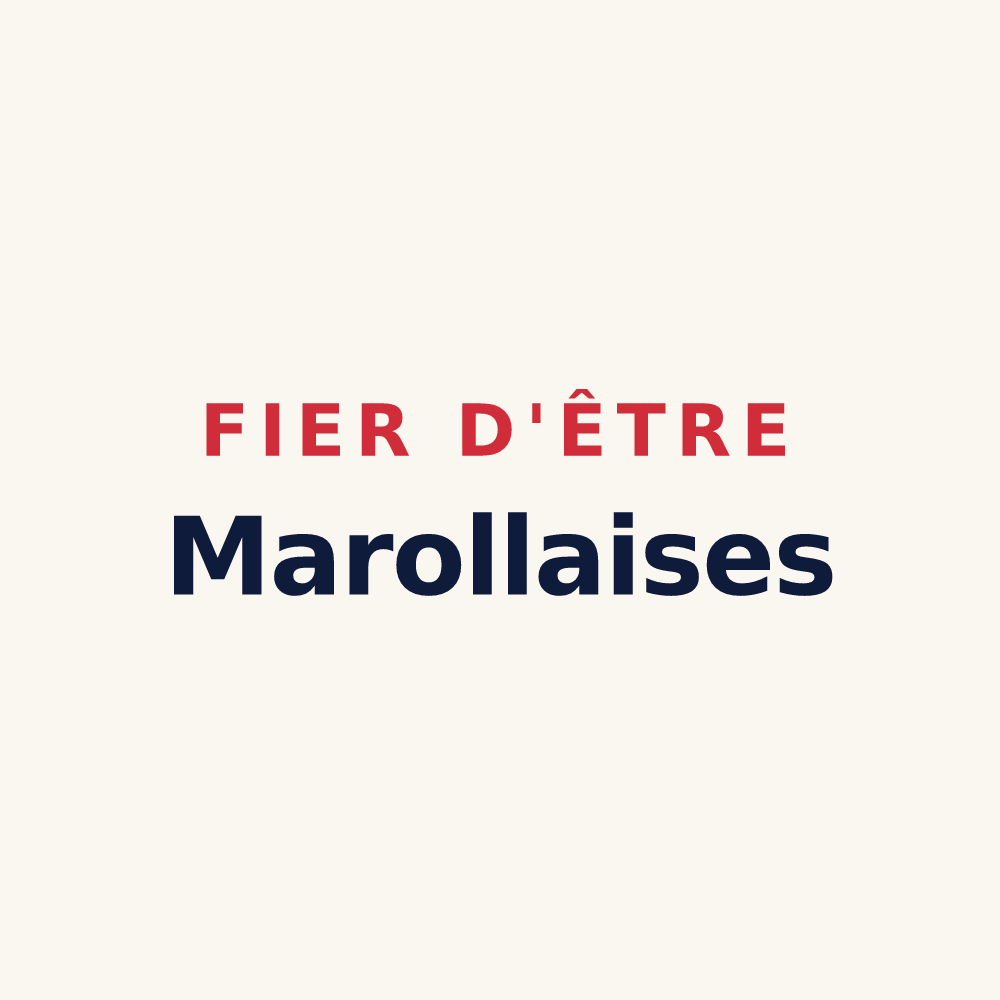 Tasse « Fier d'être Marollaises » — design pour Marolles