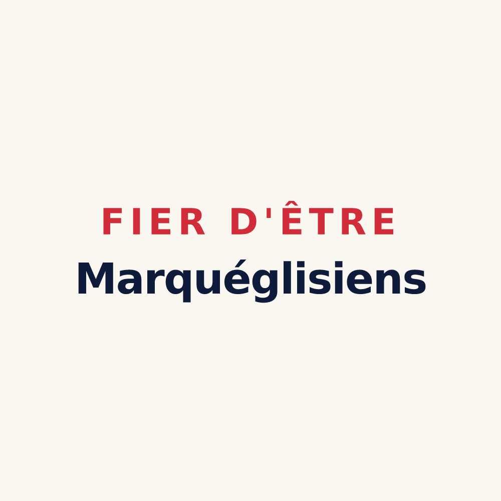 Tasse « Fier d'être Marquéglisiens » — design pour Marquéglise