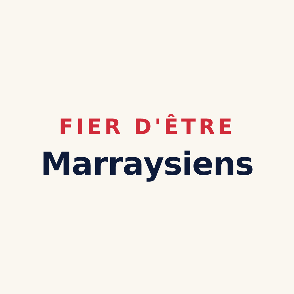 Tasse « Fier d'être Marraysiens » — design pour Marray