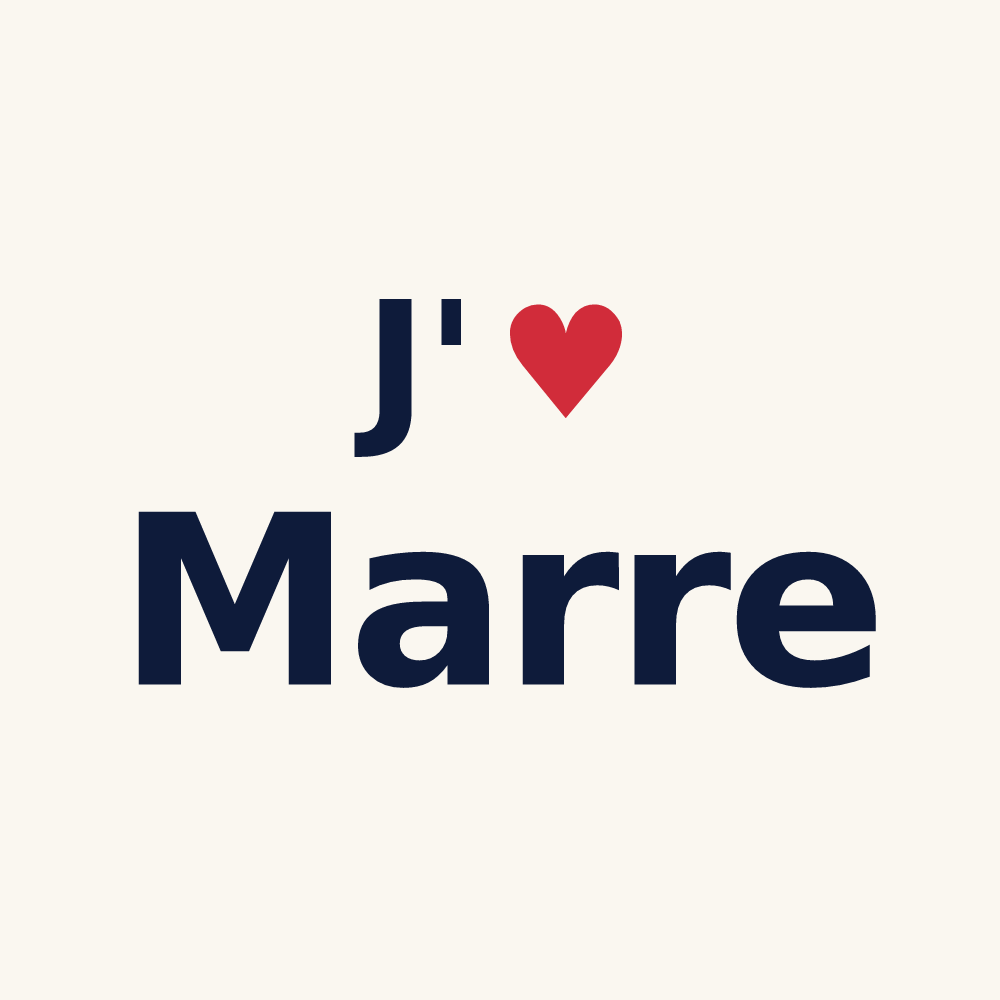 Tasse personnalisée Marre — design J'aime Marre